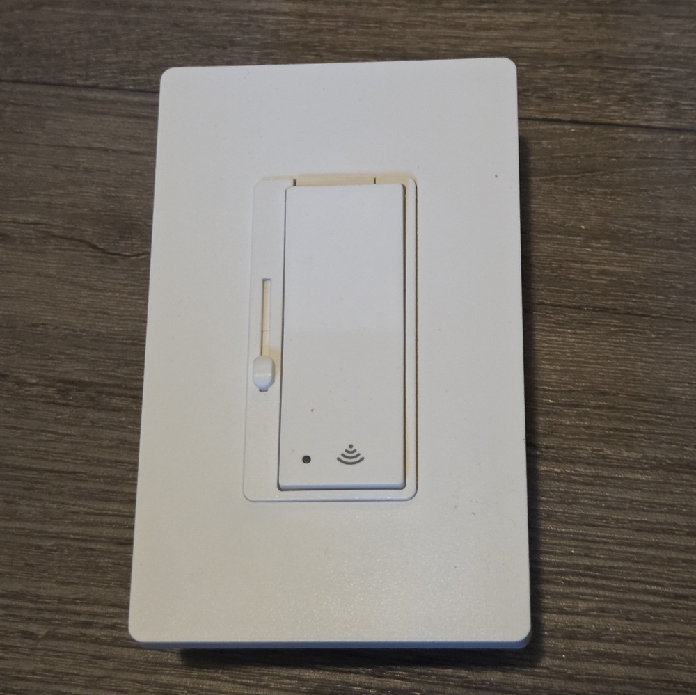 Commercial Electric Smart Paddle Dimmer Light Switch White 1-Pole 15A